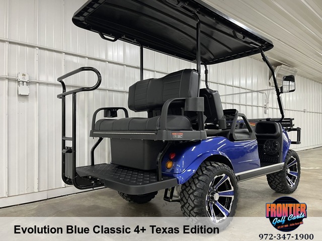2022 Evolution Classic 4 Plus Texas Edition Blue w/ Brush Guard and Basket